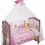 Комплект в кроватку Сонный Гномик Золушка 7 предметов арт.707