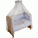 Сонный Гномик Комплект в кроватку 7 пр. Лунный Зай. арт. 739