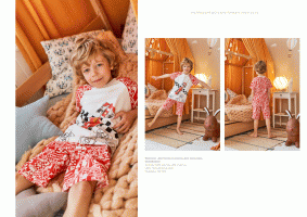 Пижама фуфайка (футболка), шорты д/мал Juno SS20BJ603 Sleepwear бел/кр р image_1