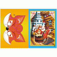 Раскраска с заданиями А4, ЛиС "Шаг за шагом. Волк и лиса", 16стр., с наклейками и игрой image_2